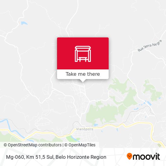 Mg-060, Km 51,5 Sul map