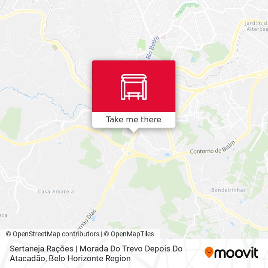 Sertaneja Rações | Morada Do Trevo Depois Do Atacadão map