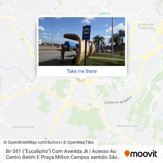 Br-381 Com Avenida Jk | Acesso Ao Centro Betim E Praça Milton Campos map