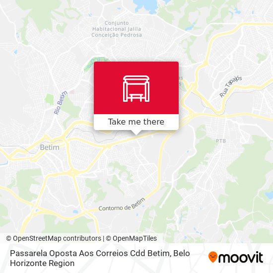 Mapa Passarela Oposta Aos Correios Cdd Betim