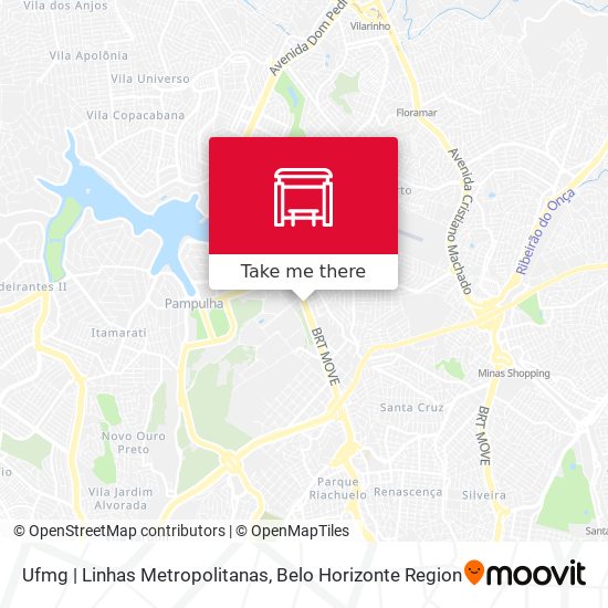 Ufmg | Linhas Metropolitanas map