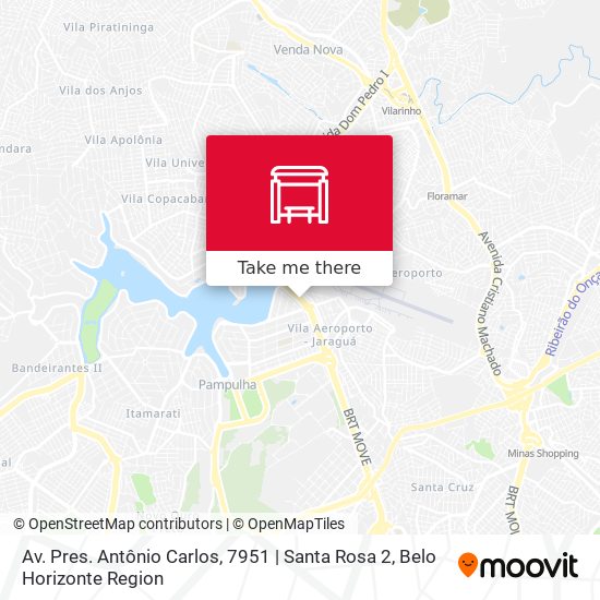 Av. Pres. Antônio Carlos, 7951 | Santa Rosa 2 map