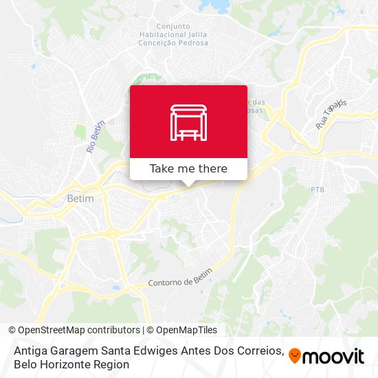 Mapa Antiga Garagem Santa Edwiges Antes Dos Correios