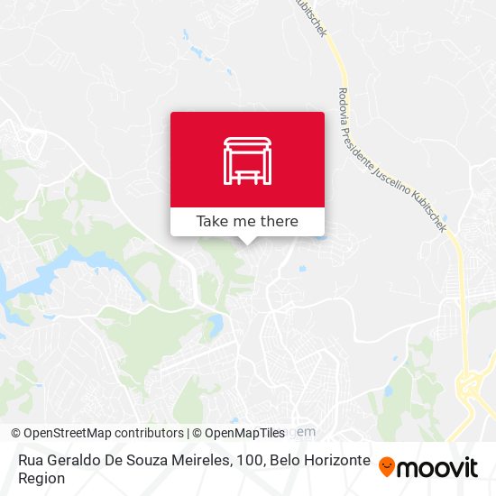 Rua Geraldo De Souza Meireles, 100 map