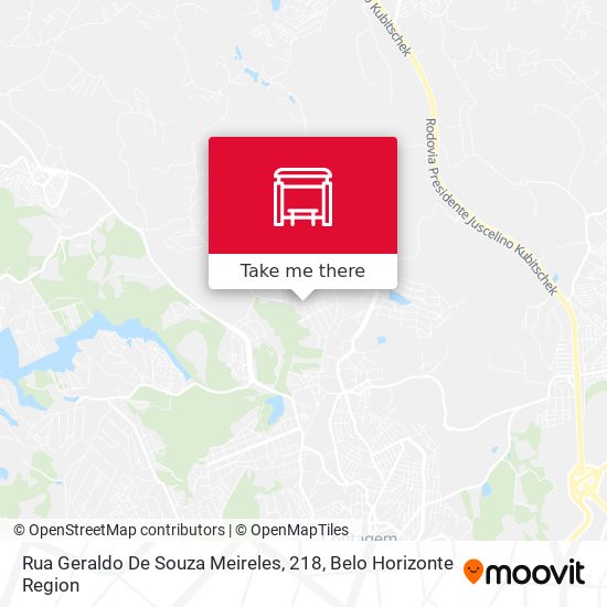 Rua Geraldo De Souza Meireles, 218 map