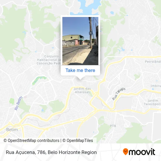 Rua Açucena, 786 map