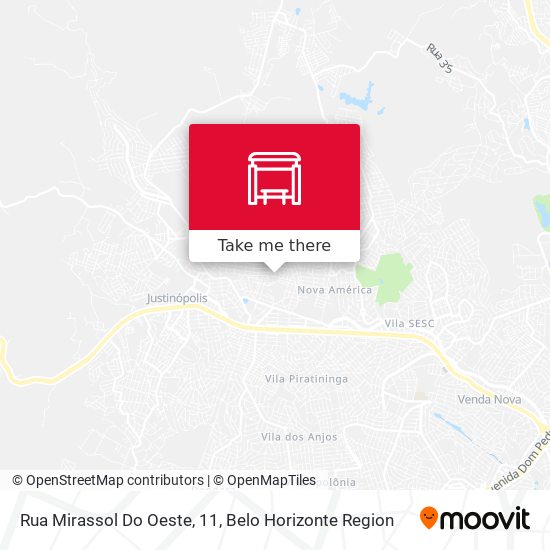 Rua Mirassol Do Oeste, 11 map