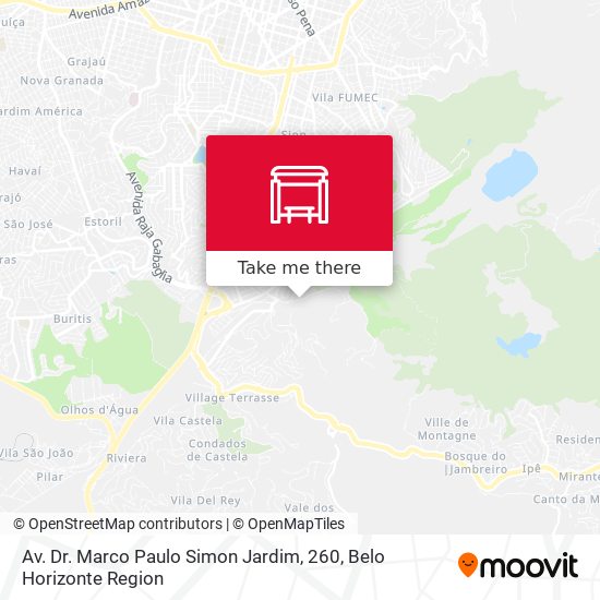 Mapa Av. Dr. Marco Paulo Simon Jardim, 260