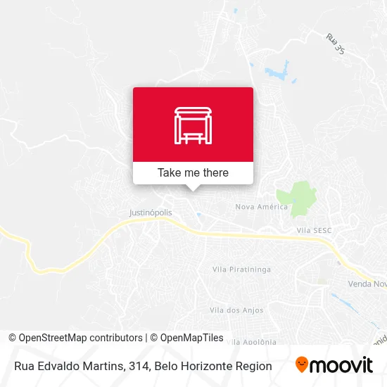 Rua Edvaldo Martins, 314 map