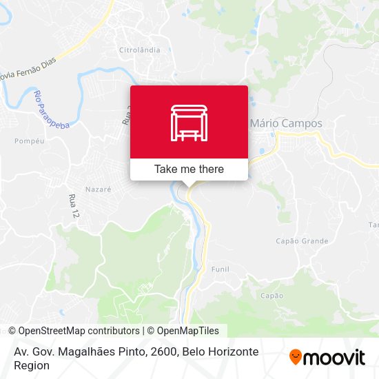 Av. Gov. Magalhães Pinto, 2600 map