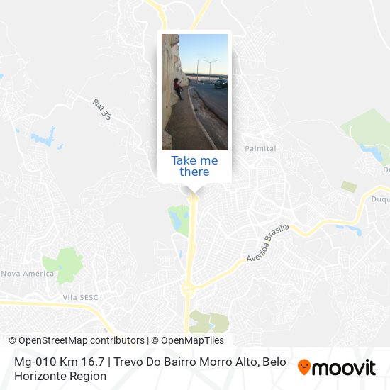 Mg-010 Km 16.7 | Trevo Do Bairro Morro Alto map