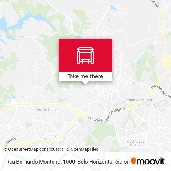 Mapa Rua Bernardo Monteiro, 1000