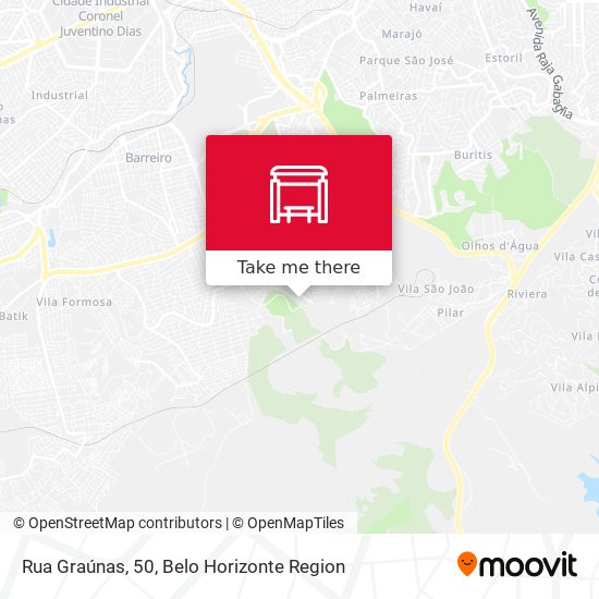 Rua Graúnas, 50 map