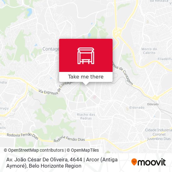 Av. João César De Oliveira, 4644 | Arcor (Antiga Aymoré) map