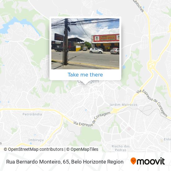 Mapa Rua Bernardo Monteiro, 65