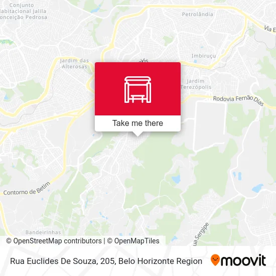 Rua Euclides De Souza, 205 map
