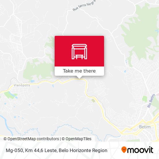 Mg-050, Km 44,6 Leste map