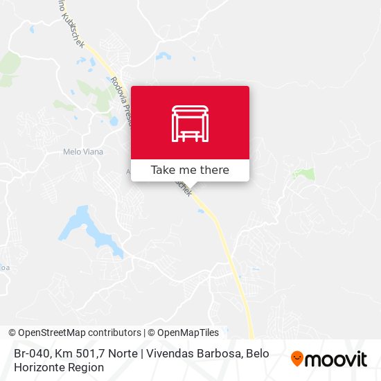 Br-040, Km 501,7 Norte | Vivendas Barbosa map