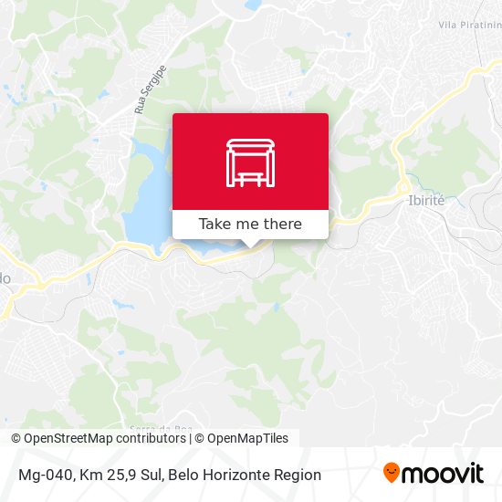 Mg-040, Km 25,9 Sul map