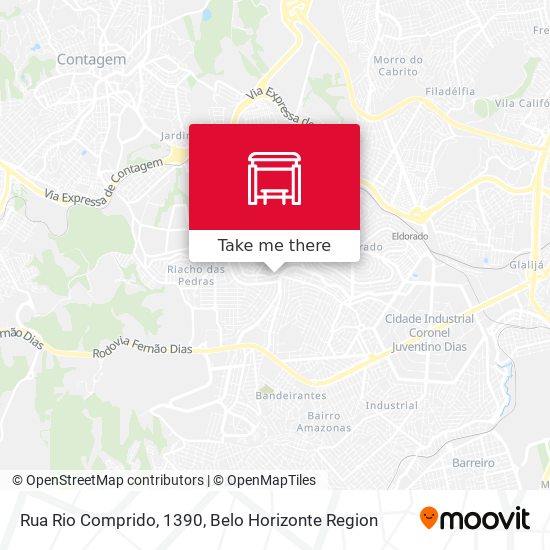 Rua Rio Comprido, 1390 map