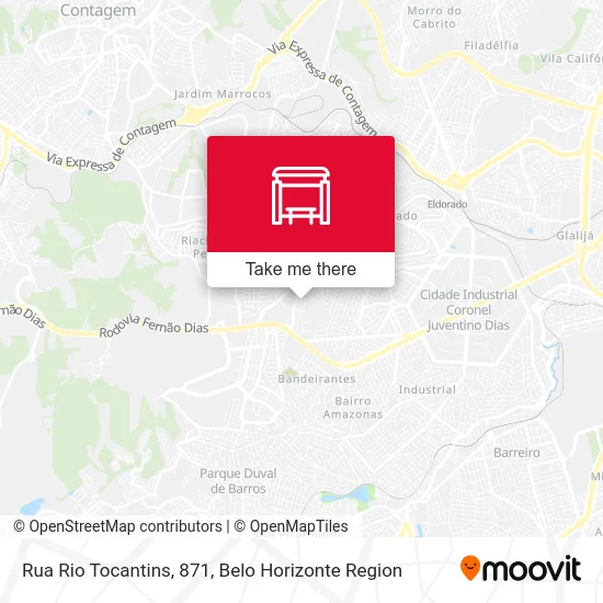 Rua Rio Tocantins, 871 map