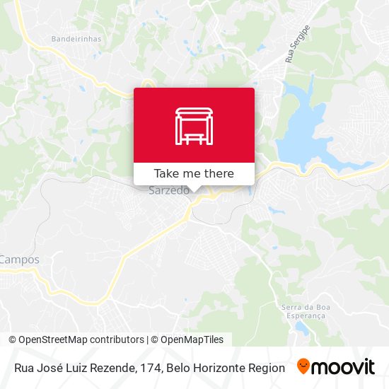 Rua José Luiz Rezende, 174 map
