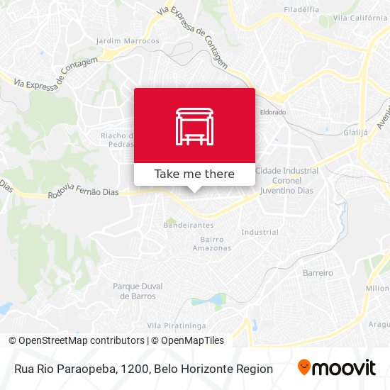 Rua Rio Paraopeba, 1200 map