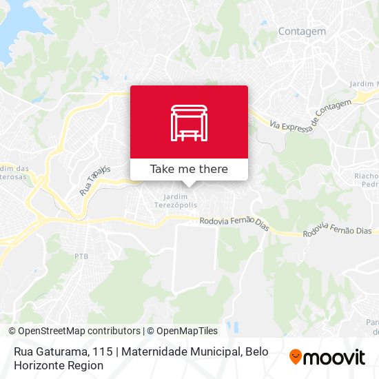 Rua Gaturama, 115 | Maternidade Municipal map
