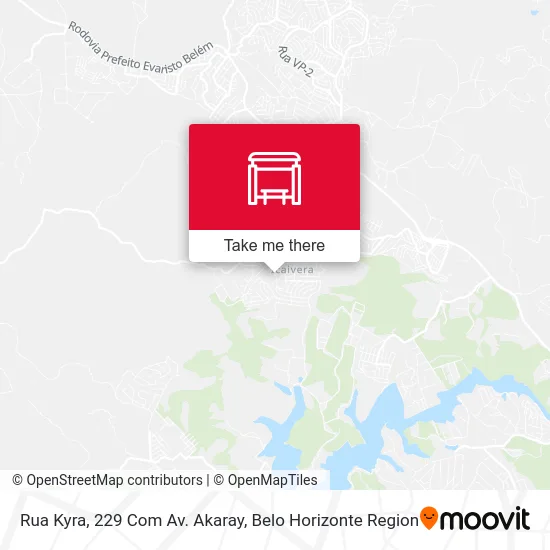 Rua Kyra, 229 Com Av. Akaray map