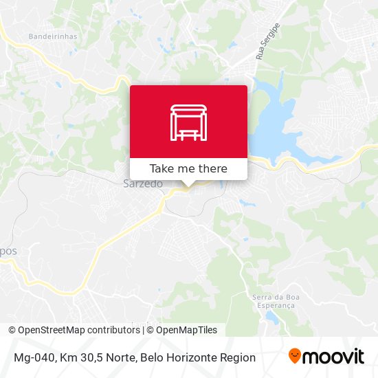 Mg-040, Km 30,5 Norte map