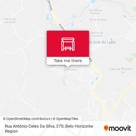 Rua Antônio Celes Da Silva, 370 map