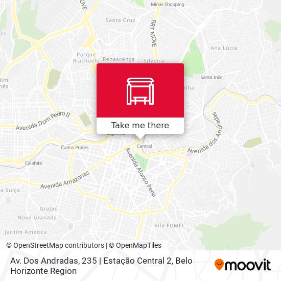 Mapa Av. Dos Andradas, 235 | Estação Central 2