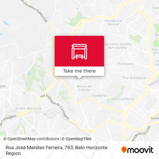 Rua José Mendes Ferreira, 783 map