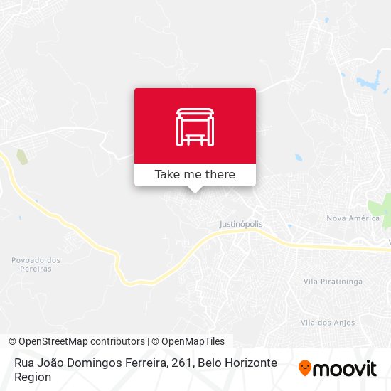 Mapa Rua João Domingos Ferreira, 261