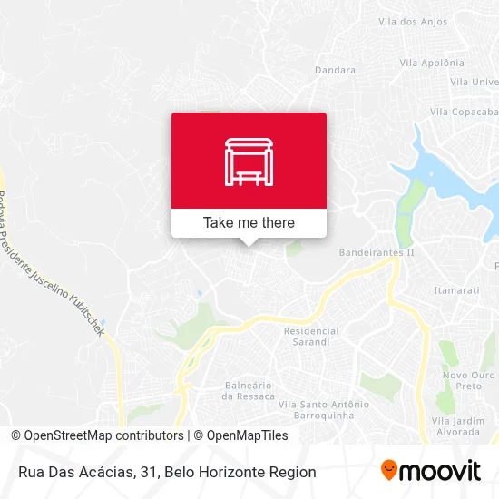 Rua Das Acácias, 31 map