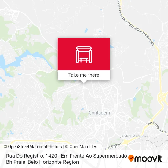 Rua Do Registro, 1420 | Em Frente Ao Supermercado Bh Praia map