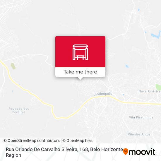 Rua Orlando De Carvalho Silveira, 168 map