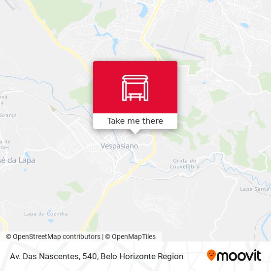 Av. Das Nascentes, 540 map
