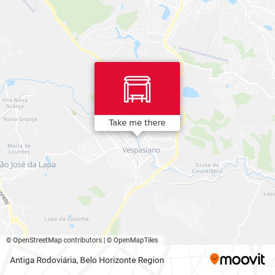 Antiga Rodoviária map