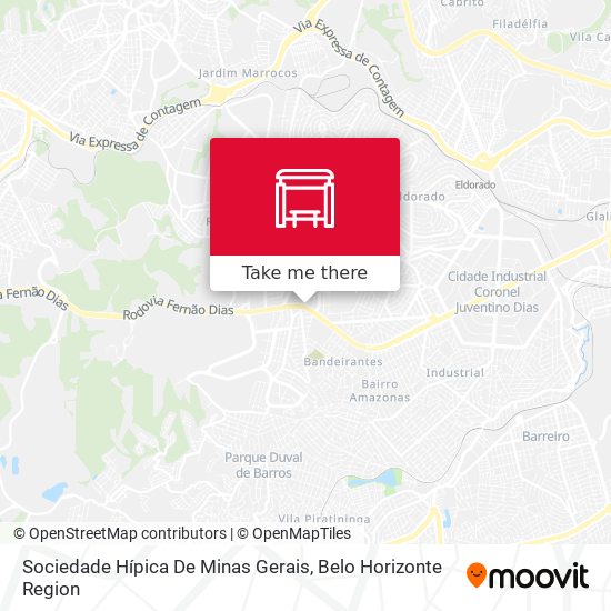 Sociedade Hípica De Minas Gerais map