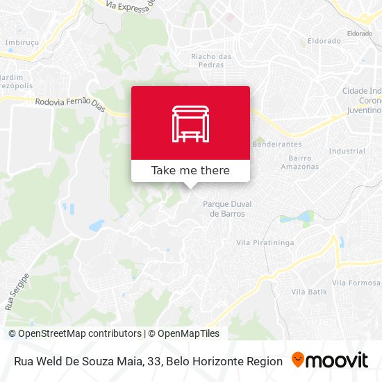 Rua Weld De Souza Maia, 33 map