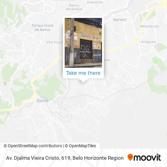 Av. Djalma Vieira Cristo, 619 map