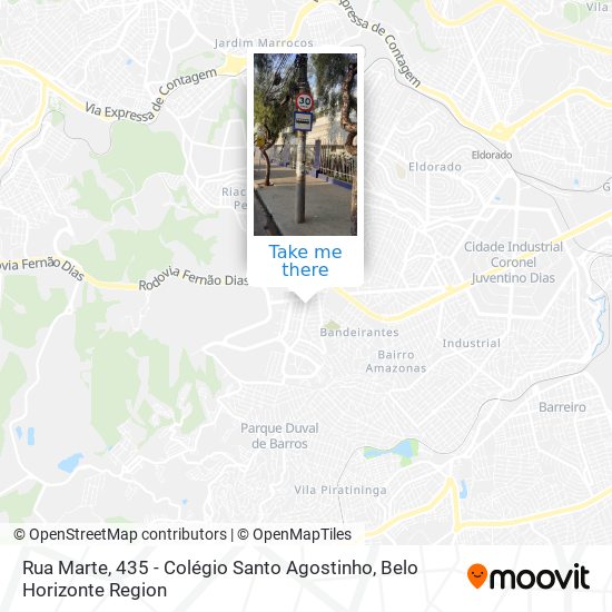 Rua Marte, 435 - Colégio Santo Agostinho map