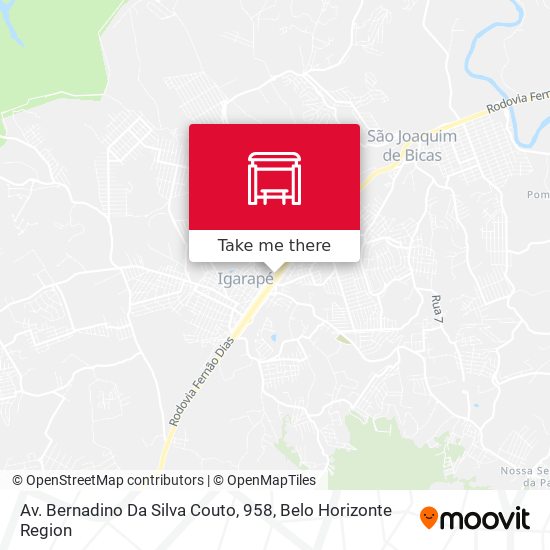 Av. Bernadino Da Silva Couto, 958 map