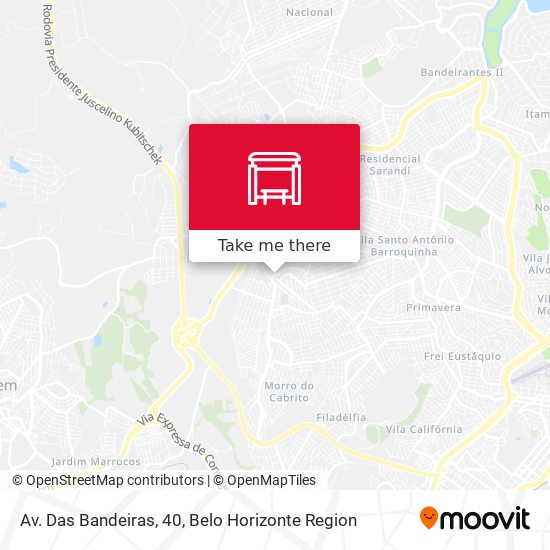 Av. Das Bandeiras, 40 map