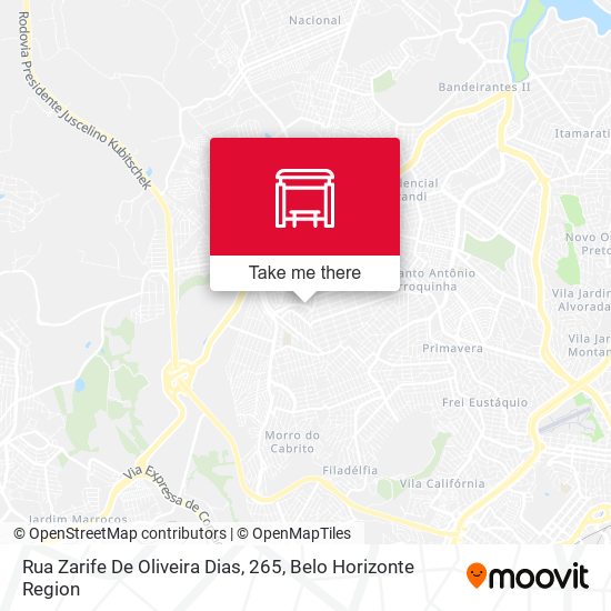 Rua Zarife De Oliveira Dias, 265 map