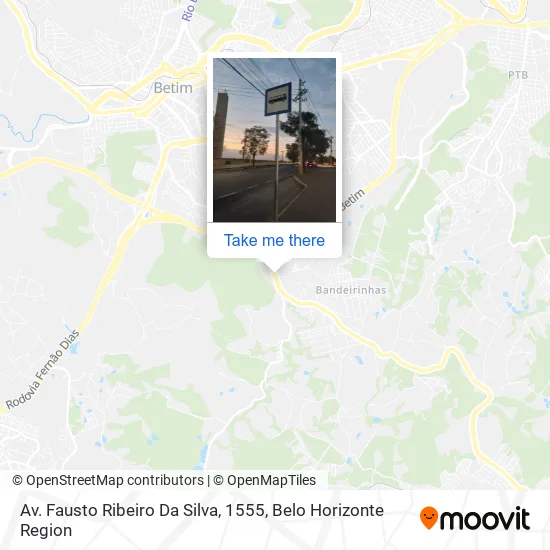 Mapa Av. Fausto Ribeiro Da Silva, 1555