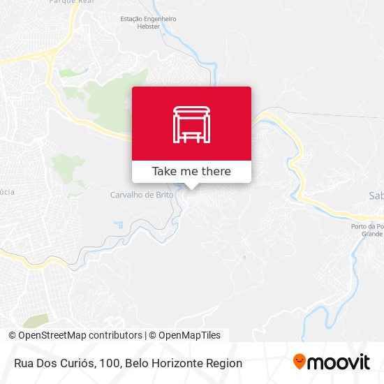 Rua Dos Curiós, 100 map