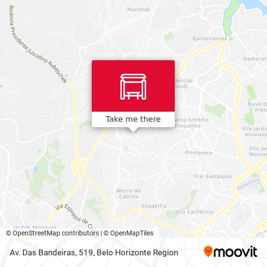 Av. Das Bandeiras, 519 map