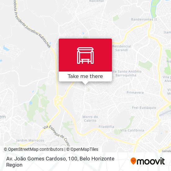 Av. João Gomes Cardoso, 100 map